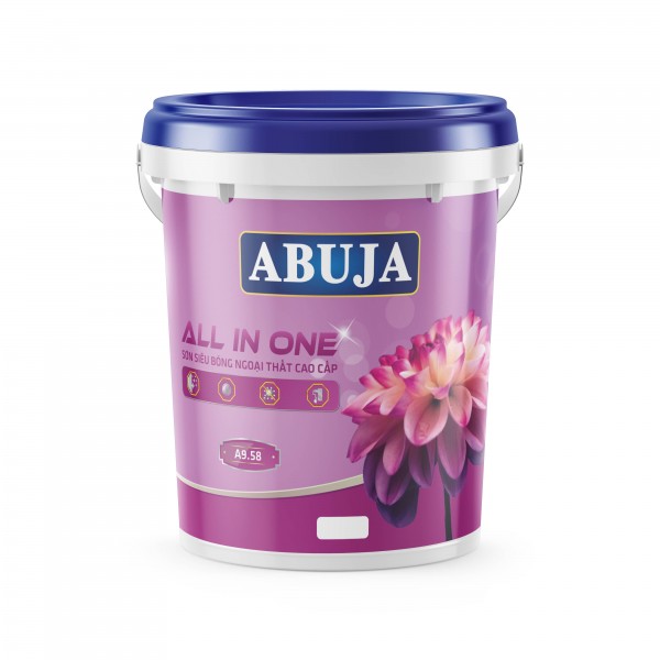 ABUJA ALL IN ONE: Sơn siêu bóng ngoại thất cao cấp A9.58 20KG